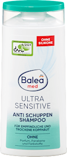 Balea med Ultra Sensitive Anti-Dandruff Shampoo front