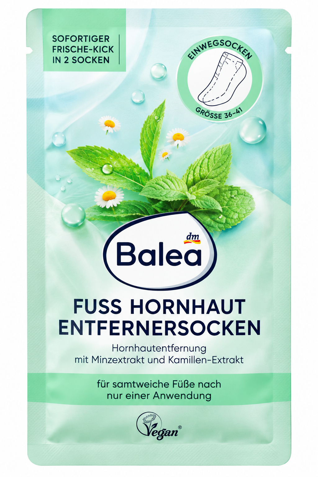 Balea Foot Mask Socks front
